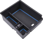 Center Console Organizer Compatible with 2022-2024 Hyundai Tucson & Santa Cruz 2022-2026 Interior Accessories Armrest Storage Box Insert Tray (Not for 2025 Limited/Hybrid/Plug-in Hybrid) Blue