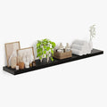 Heimlove 12inch Deep Floating Shelves for Wall, Mounted Shelves 48" W x 12" D x 1.5" H, wall Shelf for Bedroom Living Room Ba
