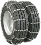 Mytee Products CAM Square Link Dual Snow Tire Chain Compatible w/ 24.5" Rim Diameter & 11" Wide Car Pickup Low-duty Trucks SU