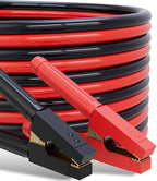 0 Gauge 25 Feet Jumper Cables for Car Battery, Heavy Duty Automotive Booster Cables 1000AMP for Jump Starting Dead or Weak Batteries with Carrying Bag Included, Suitable for 8L Gas & 6L Diesel