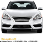 Moonlinks Compatible with Nissan Sentra 2013 2014 2015 2016 2017 2018 2019 Right Side Mirror Cover Replacement, White Primer Right Passenger Side Door Rearview Mirror Cap Trim