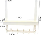 Over The Door Hooks Organizer，Door Hanger Hooks for Hanging，Over The Door Coat、Towel Rack，Back of Door Storage Organizer for 