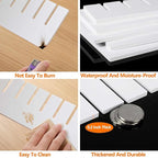 10Pcs Drawer Dividers, 14.18" x 3.55", Thick, DIY Organizer Separator, Large Adjustable Dresser Drawer Organizer for Clothes,
