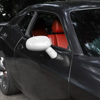 Voodonala for Challenger Rearview Mirror Cover Decoration Trim for 2009-2022 Dodge Challenger, ASB White, 10pcs