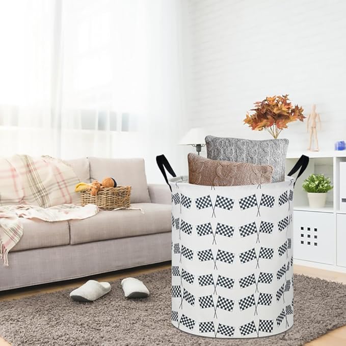 CLOCOR Kids Laundry Basket,Waterproof Baby Boys Nursery Hamper,Collapsible Fabric Storage Container,Toys Bin,Room Decor,Gift 