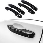YINGTUU for Honda Accord 10th Gen 2018 2019 2020 2021 2022 Accessories Stickers Door Handle Cover Decals Bright Black