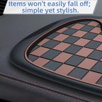 Upgrade Multifunction Car Anti Slip Mat with 360° Rotatable Phone Holder,Temporary Parking Number & Anti-Slip Dashboard Pad,M