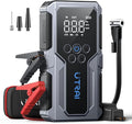 UTRAI Jump Starter with Air Compressor, 4000A Battery Jumper Starter Portable with 150PSI Tire Inflator, 18W Fast Charge,