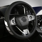 Microfiber Leather Steering Wheel Covers Non-Slip, Breathable 15-16.5 inch Compatible with Toyota 4Runner Tacoma Tundra