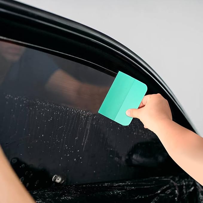 NEWISHTOOL Car Window Tint Tools Speed Loader Gasket Squeegee for Top & Bottom Gap Wrap Film Installation, PPF Squeegee, Long Handle Squeegee, Safety Vinyl Cutter and Film Cutting Knife Tint Tools