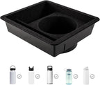 Gen 2 Tesla Model Y & Model 3 Cup Holder Insert – Center Console Organizer – Fits 26–32 oz Extra Large Tumblers & Bottles Inc