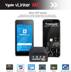 Vgate vLinker MC Bluetooth OBD2 Diagnostic Scanner for Android & Windows