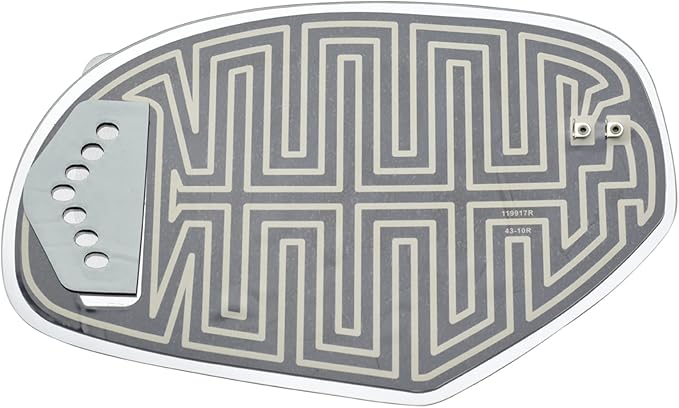 TRQ Passenger Side Mirror Glass Heated Compatible with 2007-2013 Chevrolet Silverado GMC Sierra 1500 Suburban Yukon XL 2500 2