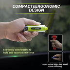 SodaRide Window Breaker Seatbelt Cutter with Flashlight,3 in 1 Car Escape Tool Key Chain,Safe Hammer Glass Breaker Under Wate