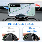 Car Dashboard Mat Non Slip 360° Rotating Phone Holder, Universal Anti Skid Pad with Temporary Parking Number Display, Multifu