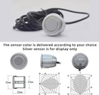 Parktronic 8 Parking Sensors Kit Reverse Backup Radar System Rear and Front View with Sound Warning Ultrasonic Distance Detec