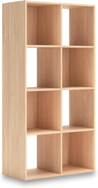 Signature Design by Ashley Piperton Contemporary 4-Tier Floor Standing 8 Cube Organizer, Wood, Works with 10.5" W x 10.5" D x