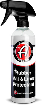 Adam's Polishes Rubber Mat & Liner Protectant (16 fl. oz) - Rubber Floor Mat Protective Spray Car Detailing | Non-Sticky, Non