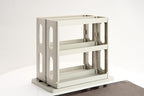 Dutiplus Medicine Organizer 2 Three-Decker Shelves Cabinet Storage Rack Organizer for Holding Vitamins, Supplements Cosmetics