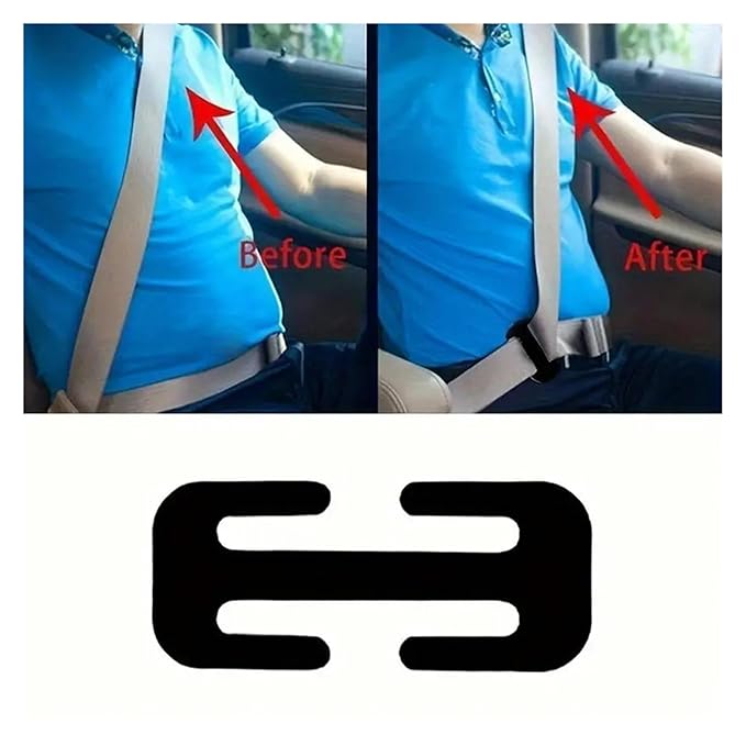 Universal Children Seat Belt Buckle Clip - 2/4Pcs Adjustable Shoulder Restraint for Car(4pcs)