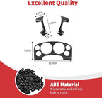 Linskip Driver's Cockpit Trim Kit Compatible with Avalanche/Suburban/Tahoe/Traverse/Silverado 1500 & Yukon/Sierra 2007-2013, Dash Trim Set, Interior Accessories Carbon Fiber