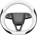 MEWANT DIY Stitching Steering Wheel Cover Wrap for Tesla Model 3 Highland 2023-2025/Model Y 2025 Highland for Tesla Model 3/Model Y Accessories(3D Style)