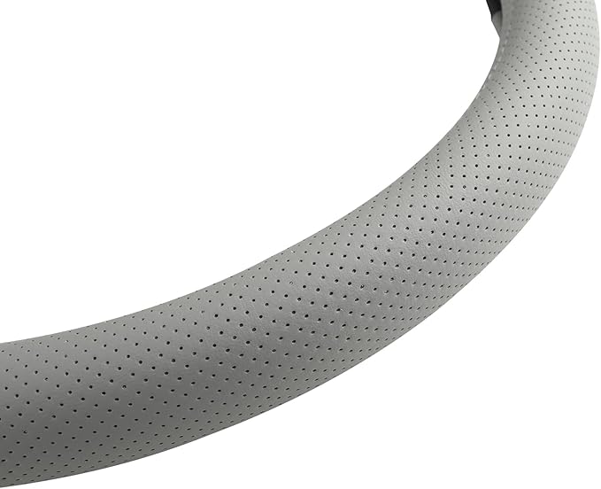 West Llama 3D Texture Steering Wheel Cover for Toyota, Anti-Slip Design, Premium Leather, Custom Fit for 14.5-15 inch, Stylis