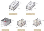 5PCS Wardrobe Clothes Organizer - Foldable Closet Drawer Organizer for Clothes, Portable Closet Organizers and Storage Bins, 