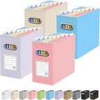 Oterri Cardboard File Organizer Box for Hanging File Folders Letter Size,File Box for Computer Desk,File Cabinet,Working Home