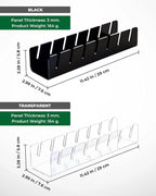 Acrylic Cap Organizer for Baseball Caps – Wall Mounted Hat Rack Holder for 7 Hats, Hat Stand Display, Closet & Wall Storage w