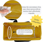 NGIL Extra Large Utility Tote Reusable Grocery Organizing Bag Oversized Collapsible for Storage, Picnic,Car, Beach (Softball-yellow)