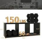 CTESNE【2026 Wooden Thick Frame 3 Cube Storage Organizer Shelf with Anti-Tipping Kits + Reversible Open Back Bookcase, Horizon
