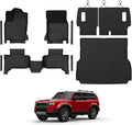 Floor Mats for Toyota Land Cruiser Prado 2024-2026, All Weather Floor Mats Trunk Cargo Liner with Backrest Protectors and Door Sill Guards Accessories, Full Coverage Set (Fit 5 Seats)