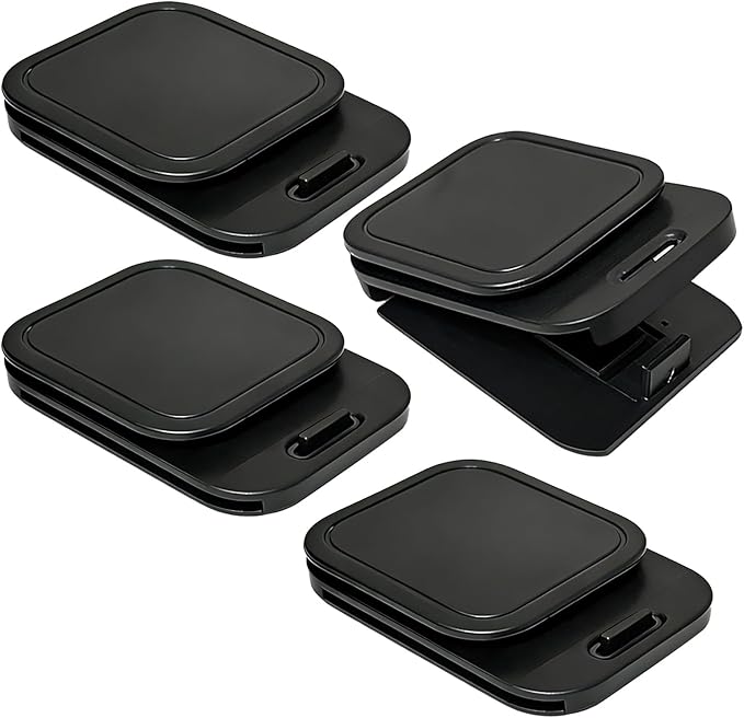 Seat Belt Clips, 2.9" Width Adjustable Anti - Slip Car Clips Shoulder Limiter Adjuster for Adults Car Sedans SUV RV MPV Seat, Comfort & Safety Accessory for Car (4 Pack)