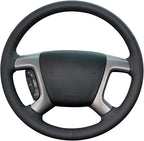 MEWANT Steering Wheel Cover for Chevy 2008-2013 Silverado 1500 / Chevy Silverado 2500 3500/2007-2013 2014 Tahoe / 2007-2014 Suburban 1500/2007-2013 Avalanche 1500/2009-2015 Traverse/Express