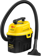 STANLEY 3 Gallon Wet Dry Vacuum, 3 Peak HP Poly 2 in 1 Shop Vac with Powerful Suction, Portable Shop Vacuum Car Vacuum W/ 3 H