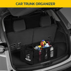 Seal Skin Covers Trunk Organizer for SUV, Car & Truck - Premium Heavy Duty and Collapsible with 3 Adjustable Sizes - Lightweigh