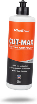 Maxshine 16oz Cut Max Fast-Cutting Compound | Professional Car Paint Correction Polish for Scratch & Heavy Swirl Removal | Buffing & Polishing Compound | Auto Detailing Supplies for Car Care
