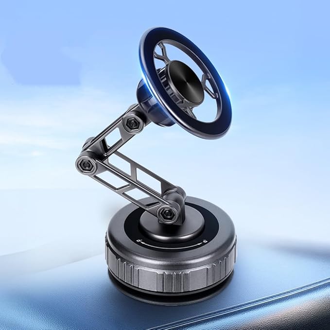 2026 Upgraded Magnetic Phone Mount for Car 360 Adjustable Vacuum Suction Magnetic Car Phone Holder for iPhone 17 Pro Max 16 15 14 13 12 Air Plus
