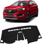 FIILINES Dash Cover for Ford Edge 2015-2025, Dashboard Cover Edge Accessories Dashboard Mat Sunshade Nonslip Mesh Protector N
