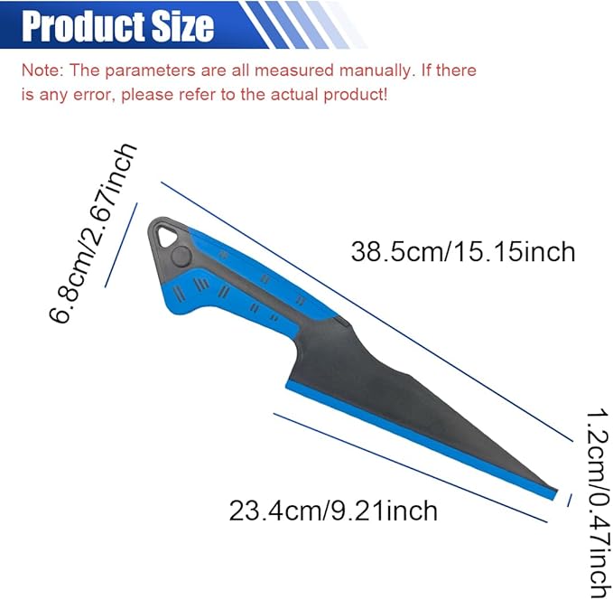 Car Window Tint Squeegee with Magnetic Rubber Blade – Heavy-Duty Tinting Application Tools for Car Vinyl Wrap, Window Film Installation&Glass Cleaning – Universal Water Removal Scraper (2PCS)