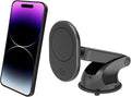 Magsafe Magnetic Phone Car Mount - Magnetic Cell Phone Holder for Car - Magsafe Compatible with iPhone 14/15/16/17, iPhone Air & Smartphone - Suction Cup Base for Dashboard & Windshield