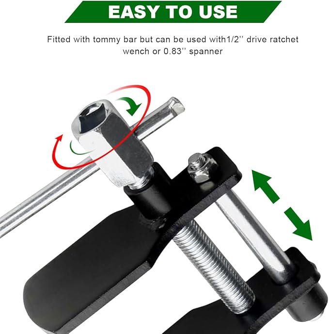 Brake Caliper Compression Tool, Disc Brake Pad Installation Spreader, Heavy Caliper Piston Spreader Tool, Universal Disassemb