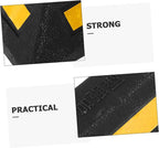 Parking Block Heavy Duty Car Stopper for Garage Compact Design Reflective Film for Enhanced Visibility Vehicle Parking Guide Easy to Install and