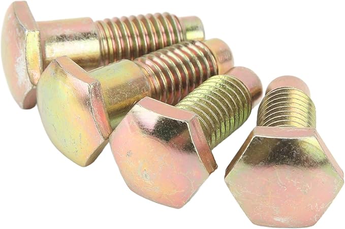 4PCS Car Seat Belt Bolts, 13/16in Floor Pan Mounting Attachment Bolts Bow Tie, Head Reliable Performance INL10528 for A F X B‑Body