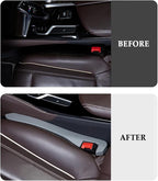 Super Flexible Car Seat Gap Filler,Durable Car Organizer Between Seats for Tightly Filling Seat Gaps,Universal CCar Side Seat Gap Filler CCar Accessories for Women & Men (Gray/2PCS)…