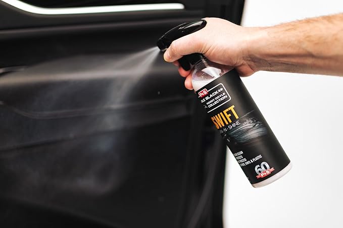 P & S PROFESSIONAL DETAIL PRODUCTS Swift Clean & Shine - Interior Cleaner & Protectant for Leather, Vinyl, Plastic - Cleans, 