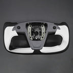 MEWANT Hand Stitched Tesla Model S Yoke Steering Wheel Cover Wrap for Tesla Model S 2021-2023 / Model X 2021-2023 Tesla Yoke Steering Wheel Accessories
