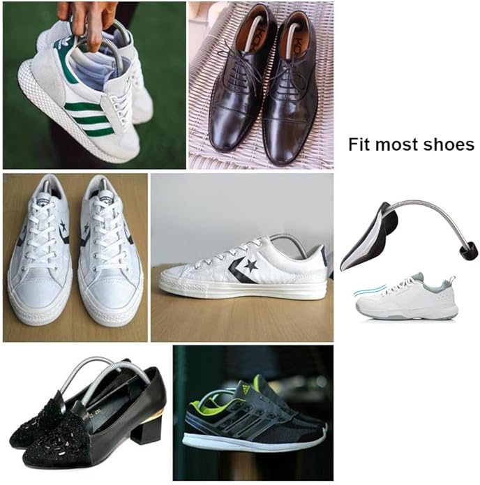EchoDone 10 Pairs Plastic Shoe Tree Stretcher Shaper for Men