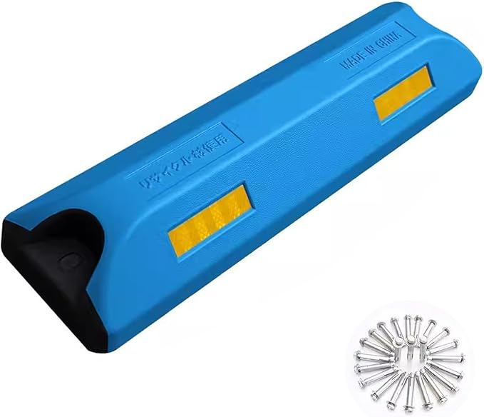 Color Parking Stopper for Garage and Parking Lots, Car Blocker Protect Bumper, Garage Parking Aid, for Various Car Parking, 1 Piece Pack(Blue)